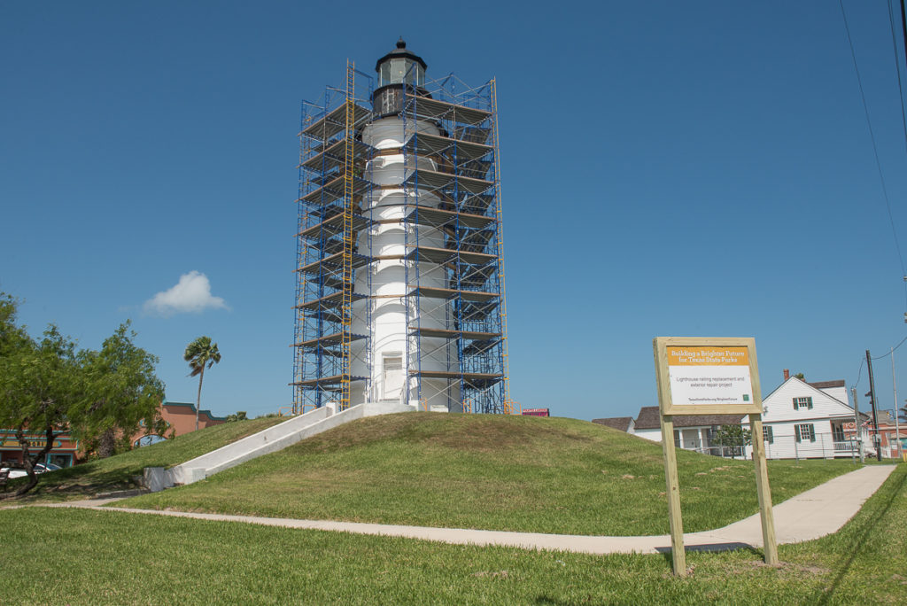 RESTORATION CONTINUES: The Port Isabel Lighthouse will be closed until late August 2017 as Texas Parks & Wildlife undertakes some much needed renovation on the historic structure. The Visitors Center in the Keepers Cottage is still open to the public. Stop in and say hello!  LIGHTHOUSE ESTABLISHMENT CINEMA: The Summer 2017 movie schedule will be cancelled. Plans are underway for the Summer 2018 movie showings.