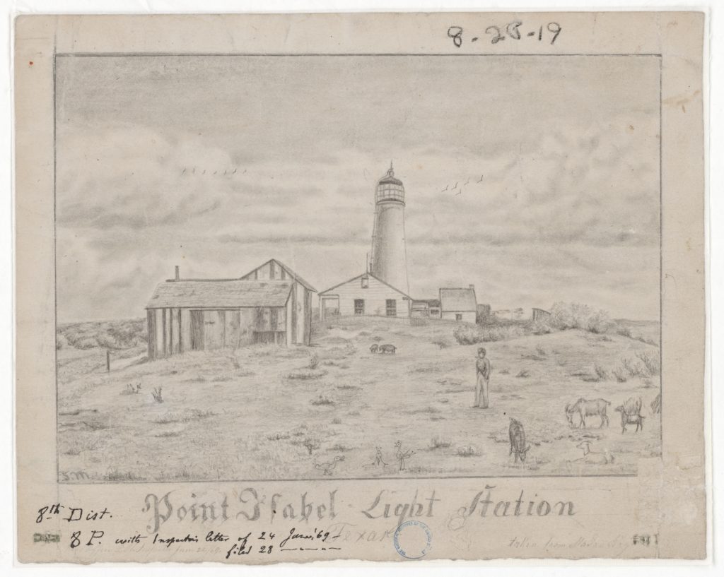 1880's, Point Isabel Light Station.