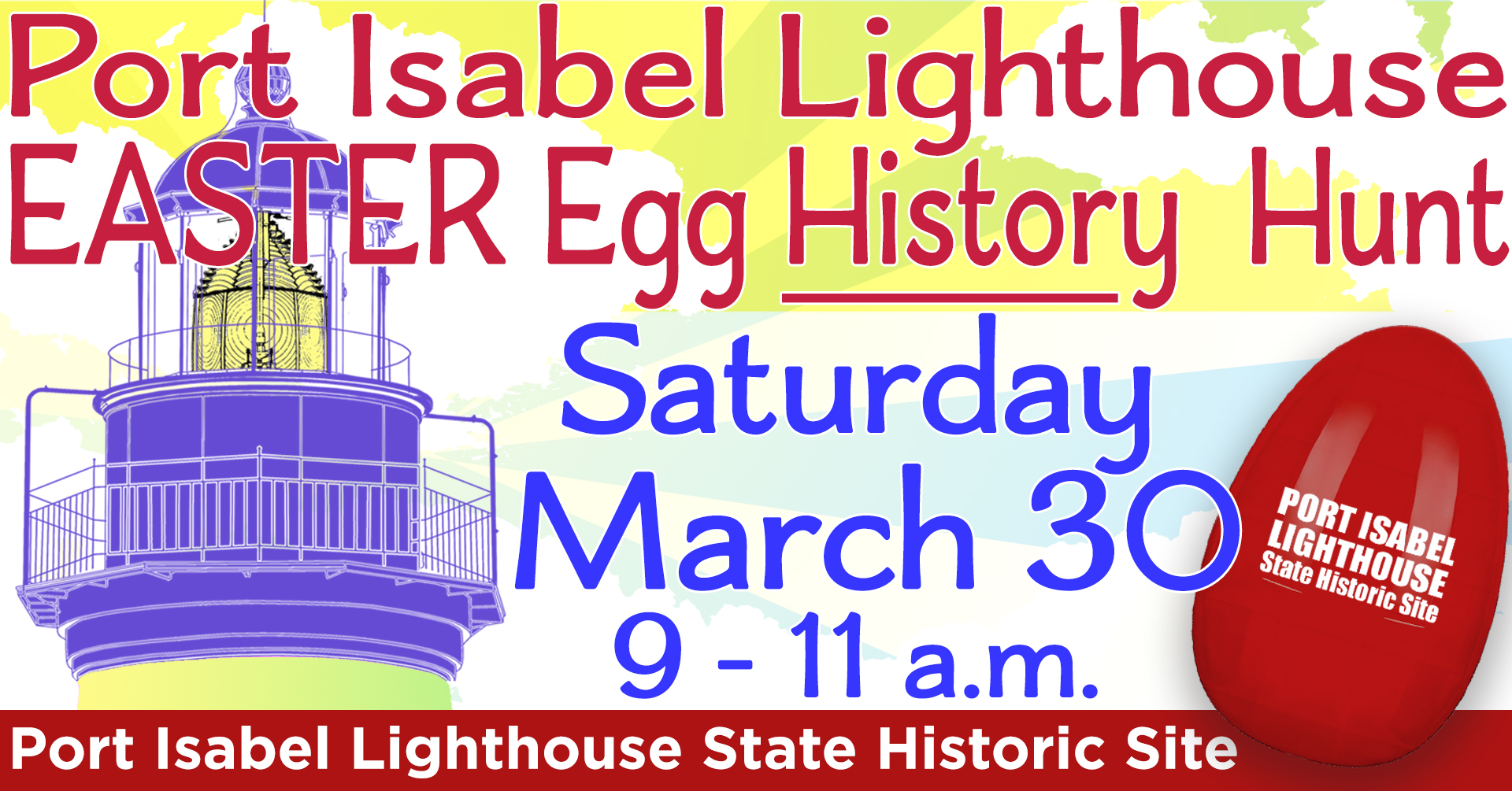 Lighthouse Easter Egg History Hunt 3/30