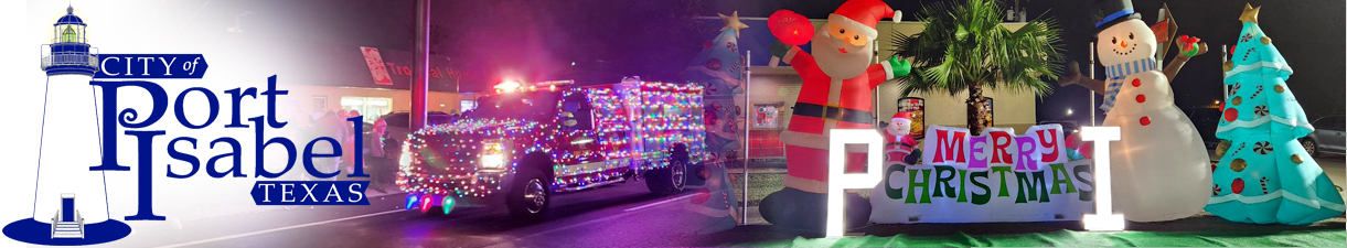 Christmas celebration in Port Isabel.
